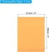 PATIKIL 3 x 2 Inch Fluorescent Sticky Notes, 6 Pack Colorful Self-Stick Note Pads 100 Sheets/Pad Memo Post for Home Office Business, Orange