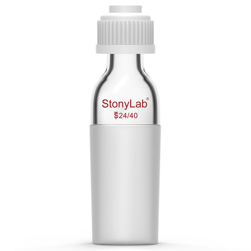 StonyLab Thermometer Inlet Adapter with 24/40 Inner Joint, 80mm Height for Distillation Apparatus