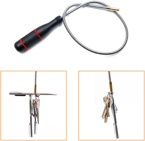 4 Pack Telescoping Magnet Pick-up Tool Set, Retrieving Telescoping Magnet Pickup Tools and Inspection Mirror