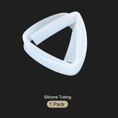 3.3ft Clear Silicone Tubing 1-1/2" ID x 1-3/4" OD, Pure Silicone Hoses for Pump Siphoning, Draining, Irrigation, Brewing
