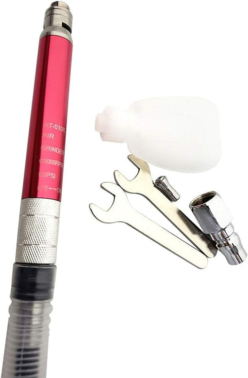 Air-Powered Micro Die Grinder Set, 65,000 RPM Pneumatic Pencil Grinder Tool