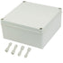 Zulkit Junction Box, ABS Plastic Dustproof Waterproof IP67, Universal Electrical Project Enclosure, 7.87 x 7.87 x 3.74
