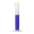 uxcell 50ml Plastic Graduated Cylinder, Clear Hex Base Flask, Science Test Tube Beakers, 3pcs for Lab Home