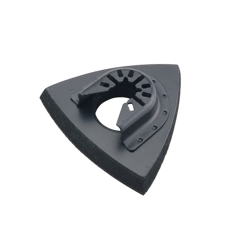 2pcs Black Triangular Hook & Loop Oscillating Multitool Sanding Pads Quick Release Oscillating Tool for Power Tool Fore Machine Tools