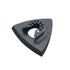 2pcs Black Triangular Hook & Loop Oscillating Multitool Sanding Pads Quick Release Oscillating Tool for Power Tool Fore Machine Tools