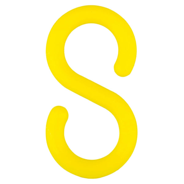 Mr. Chain S-Hook - 2-Inch, Yellow, Pack of 25 (50302-25)