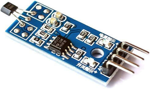 10 LM393 3144 Taidacent Pcs Hall Sensor Module - Hall Effect Sensor for Speed Measurement, Motor Position Detection