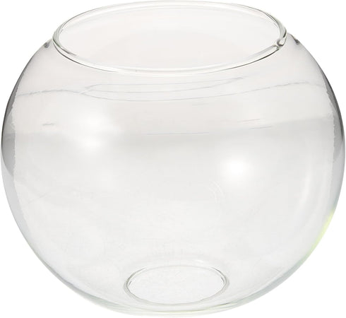 BESTOYARD 150mm Glass Globe Lamp Shade Replacement with 1-5/8-inch Clear Round E27