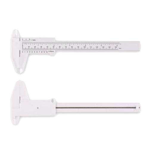 Plastic Vernier Caliper (2pcs) Mini 150 mm Caliper for School Students, Portable 0-6 Inch Measuring Tools