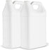 kitchentoolz 1 Gallon Jug F-Style HDPE Container with Secure Seal Lid - Heavy-Duty Storage Bottle, Pack of 2