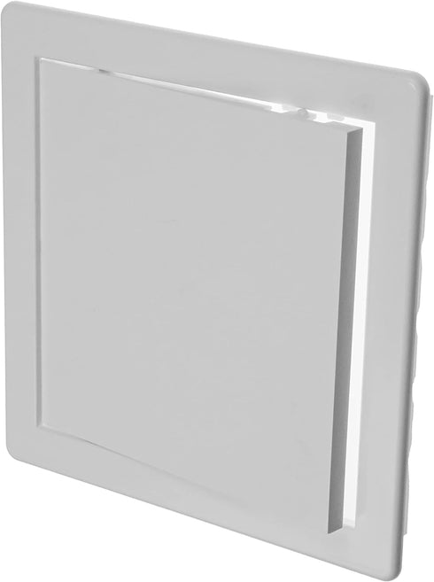 10 x 10 White Plastic Access Panel for Plumbing, Electricity, Heating, Alarm Wall Access