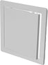10 x 10 White Plastic Access Panel for Plumbing, Electricity, Heating, Alarm Wall Access