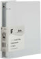 JAM PAPER Plastic 1.5 inch Binder, Clear 3 Ring Binder, Sold Individually
