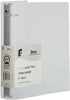 JAM PAPER Plastic 1.5 inch Binder, Clear 3 Ring Binder, Sold Individually