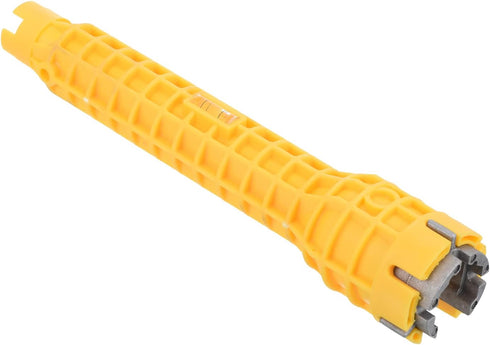 PATIKIL 5 in 1 Faucet and Sink Installer, Multi-purpose Wrench Plumbing Tool for Bathroom Basin, Yellow