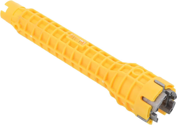 PATIKIL 5 in 1 Faucet and Sink Installer, Multi-purpose Wrench Plumbing Tool for Bathroom Basin, Yellow