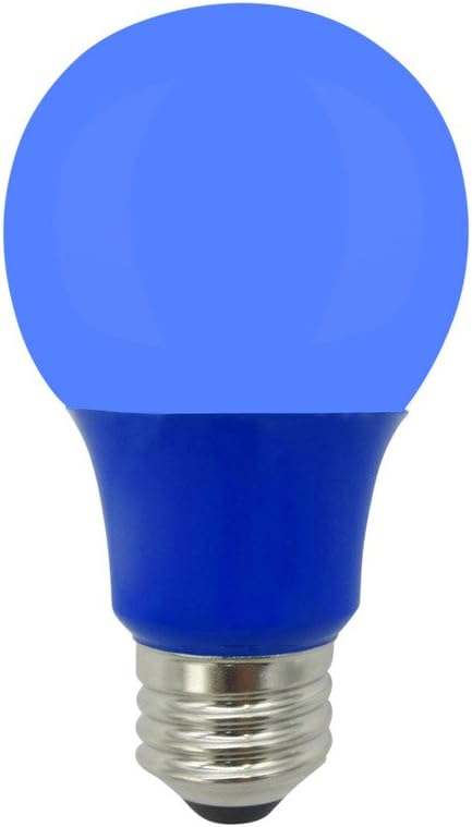 Xtricity LED A19 Blue Light Bulbs, 5W A19/5W/B/LED (40W Equivalent), E26 Medium Base, 120V, Blue, Porch, Holiday