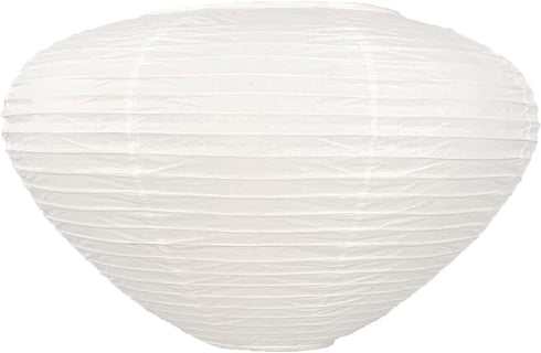 Lampshade17inch, Mushroom Paper White Folding Lamp,Interior Trim Lantern,Paper Ceiling Lamp Shade