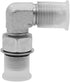 (2-PACK) 6801-06-06-NWO Hydraulic Hose Adapter Fitting 3/8" Male JIC to 3/8" Male Adjustable Nut O-Ring Boss