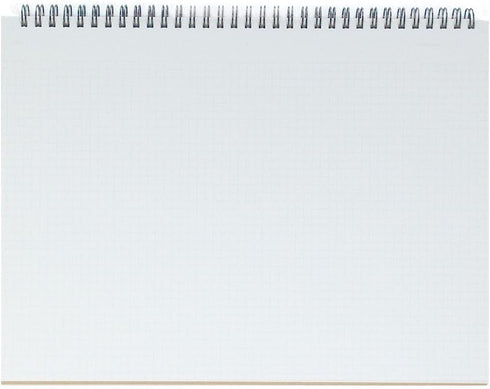 Maruman MNEMOSYNE Notebook, 8.66 x 11.69 Inches, 5mm-squared, 70 Sheets, Black (N180A)