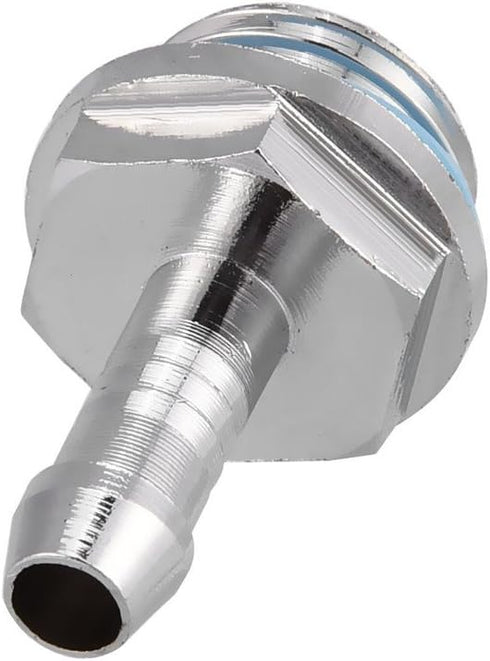 6Pcs G1/4" Barb Fitting Adapter, OD 6mm for PC Water Cooling Tube System