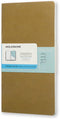 Moleskine Chapters Journal, Slim Medium, Dotted, Tawny Olive, Soft Cover (3.75 x 7)