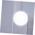 8-inch Bulb Frosted Glass Globe Lamp Shade, Milky White round Ball Cover for Ceiling Fan Light, Wall Sconce Shade