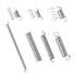 WMYCONGCONG 200 PCS Zinc Plated Compression and Extension Springs Replacement Kit for Shop and Home Repairs