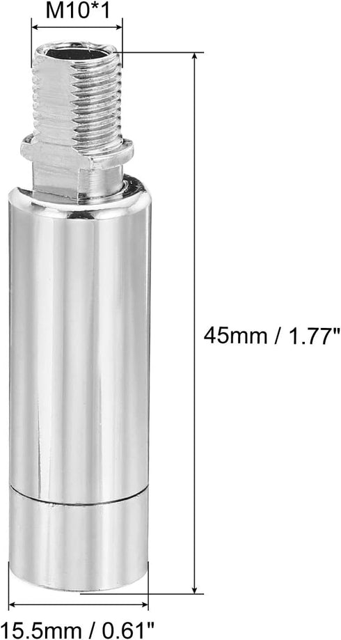 2 Pack 90/350 M10 PATIKIL Sloped Ceiling Light Adapter, Degree Thread Chandeliers Ceiling Pendant Lighting Adapter
