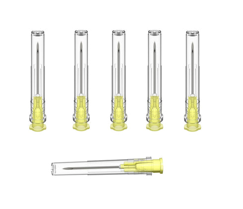 20 Gauge 1 inch Needle, 100 Pack, Luer Lock Industrial Dispensing Accessories, Individual Package