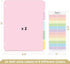 SKYDUE Binder Dividers with Tabs, 5 Tab Dividers, Pack of 2 Sets, 10 Dividers for 3 Ring Binder, Write on Tabs