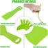 Utoolmart 2" Plastic Flexible Putty Scraper Knives, 3Pcs for Taping Drywall Wall Painting Green