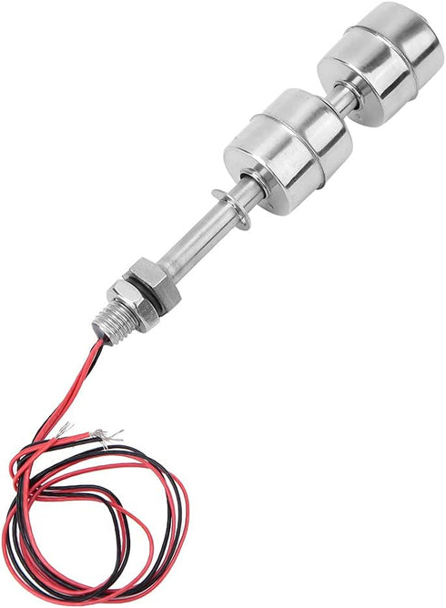 Stainless Steel Water Level Sensor Switch for Pool, Double Ball Water Level Controller (100mm / 3.94in)