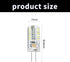 5pcs G4 LED Bulb: 12V 4W AC/DC Landscape Light Bulbs, Bi-Pin Base, Equivalent to 20W-30W T3 Halogen Replacement (Warm