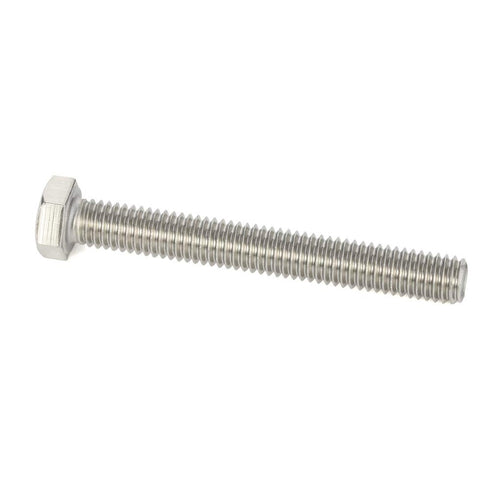 1/2-13 x 2-1/2" Hex Head Screw Bolt - Fully Threaded, Stainless Steel 18-8 (304), Quantity 4