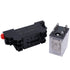 mxuteuk 2pcs HH52P DC 12V Coil 8 Pin 5A DPDT Electromagnetic Power Relay with Base and DIN Rail Slotted Aluminum