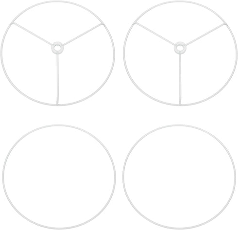 PATIKIL 7.9 Inch Lamp Shade Ring, 2 Set Metal Lamp Shade Frame
