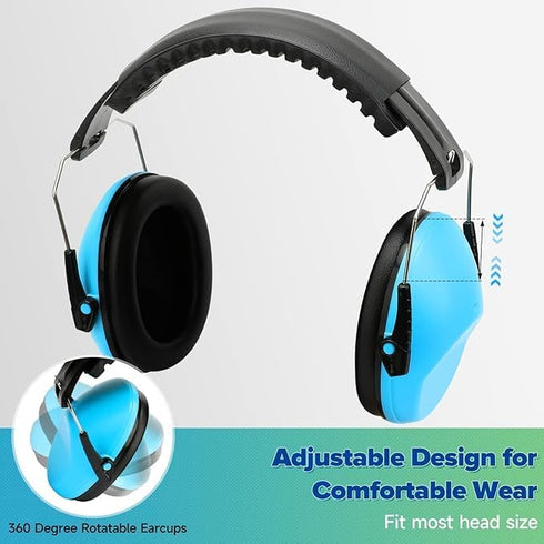 2 Pack Noise Canceling Headphones for Kids, Ear Protection Earmuffs for Autism, Sound Proof for Concerts