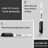 Dry Erase Markers Bulk, 96 Pack Black Chisel Tip Low Odor Whiteboard Markers for School, Office, Writing on White Board