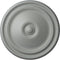 Ekena Millwork CM12RE Reece Ceiling Medallion, 12"OD x 1 3/4"P, Factory Primed (Fits Canopies up to 2 3/8")