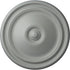 Ekena Millwork CM12RE Reece Ceiling Medallion, 12"OD x 1 3/4"P, Factory Primed (Fits Canopies up to 2 3/8")