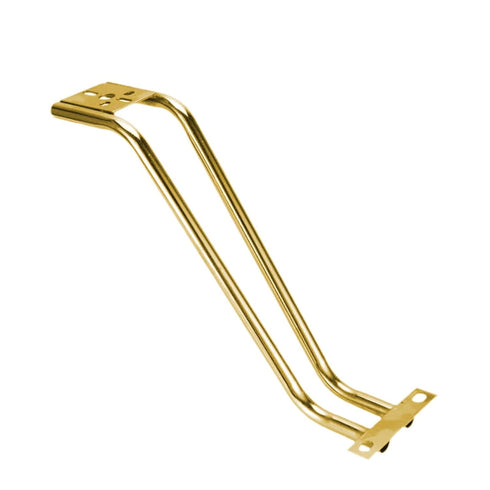 Fhtdhm Salon Chair Foot Pedal Salon Chair Footrest Heavy Duty Equipment Stainless Steel, Gold