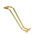 Fhtdhm Salon Chair Foot Pedal Salon Chair Footrest Heavy Duty Equipment Stainless Steel, Gold
