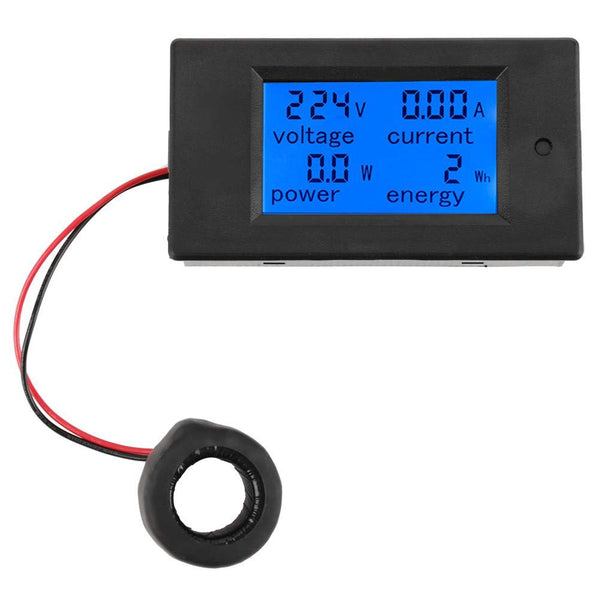 PZEM-061 LCD Voltage Current Power Energy Panel Meter, Backlight Digital Display Coil Transformer 100A