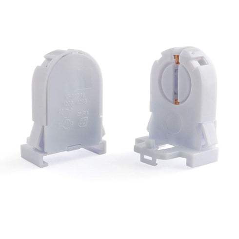 E-outstanding T8 Lamp Holder 12PCS T8 Non-Shunted Turn Type UL Socket Tombstone Lampholder