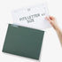 HERKKA 60 Pack Extra Capacity Hanging File Folders, Reinforced Letter Size with Heavy Duty 1 Inch Expansion, Green