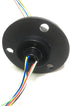 Taidacent Hollow Slip Ring Signal Power Collector Ring, 2/4/6/12 Road Conductive Electric Motor Connector