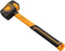 BOOSDEN Rubber Mallet - 10 oz Hammer with Hook, Soft Face Rubber Hammer for Flooring, Woodworking, and Camping
