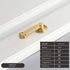 SANCHAKOU 2-Pack 3 Vintage Zinc Alloy Handles Brass Chinese Pendant Gold Furniture Knob Bedside Table Shoe Cabinet