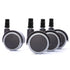 SEWCHICS 35pcs 19x32mm Small Stem Caster Sleeves Insert Caps Wheel Socket Replacement for Furniture Casters Compatible